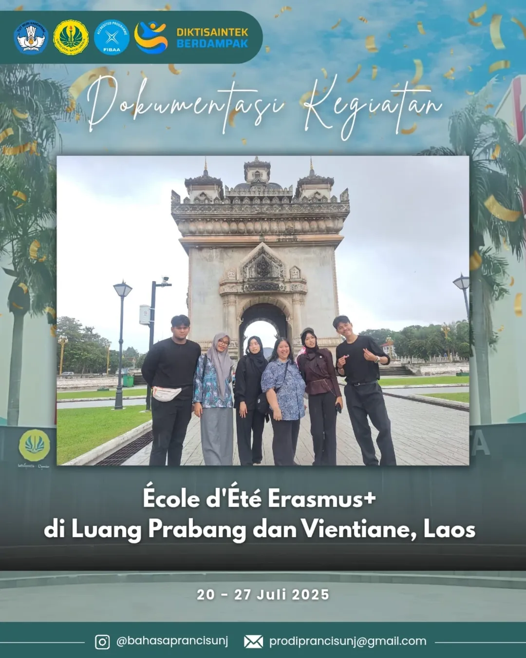 Universitas Negeri Jakarta Mengikuti Kuliah Musim Panas Erasmus+ Laos 2025