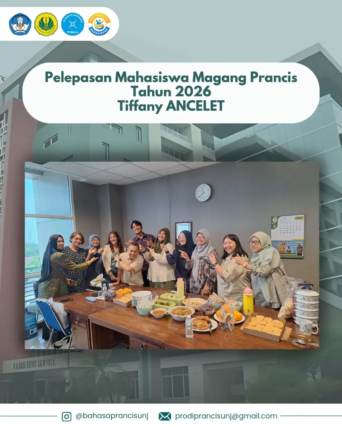 Tiffany Ancelet Berkontribusi dalam Kegiatan Pendidikan Bahasa Prancis UNJ