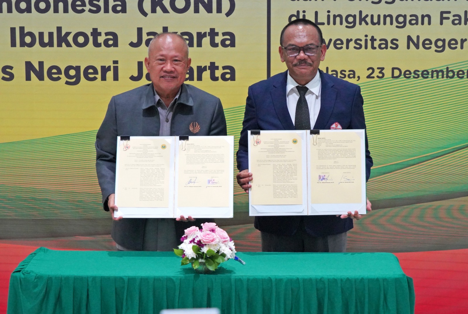 UNJ dan KONI DKI Jakarta Sepakati Kerja Sama Penguatan Olahraga dan Tri Dharma Perguruan Tinggi