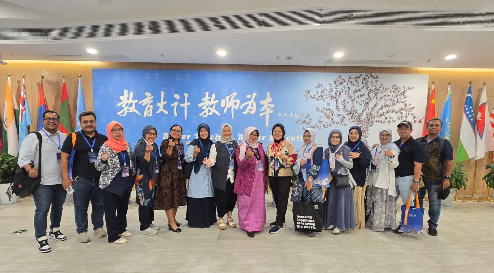 Perluas Jejaring Internasional, Delegasi FIP UNJ Hadiri PECERA Annual Conference 2025 di China